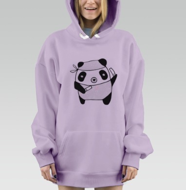 Самоделка, Hoodie Mjhigh Dig Mel, Fiolet, утепленная