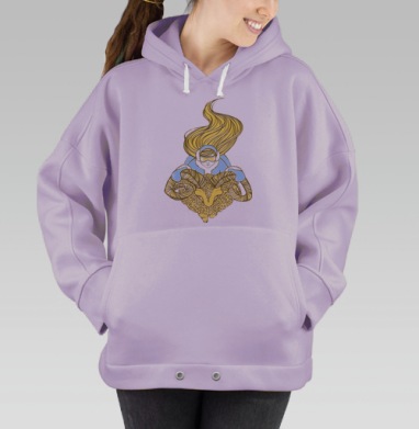 Снегурка, Hoodie Oversize Fiolet