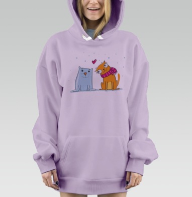 Snowcat / Ратрак, Hoodie Mjhigh Dig Mel, Fiolet, утепленная