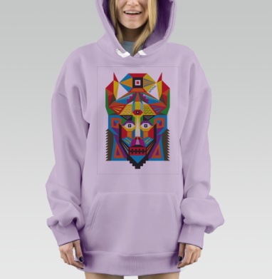 Spirit / Дух, Hoodie Mjhigh Dig Mel, Fiolet, утепленная