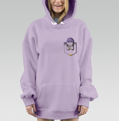 tamagochi / Тамагочи, Hoodie Mjhigh Dig Mel, Fiolet, утепленная