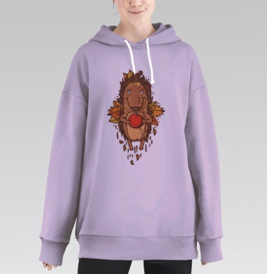 Вдохновение, Hoodie Long Oversize Fiolet
