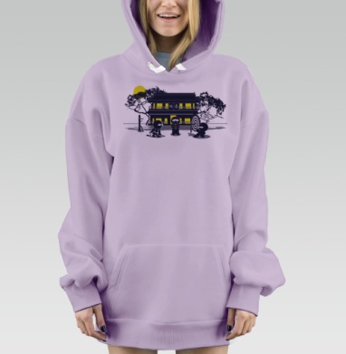 Вечная весна, Hoodie Mjhigh Dig Mel, Fiolet, утепленная