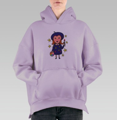 Великий художник, Hoodie Oversize Fiolet, утепленная