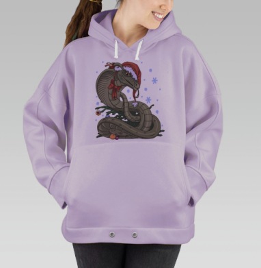 хитрый змий, Hoodie Oversize Fiolet
