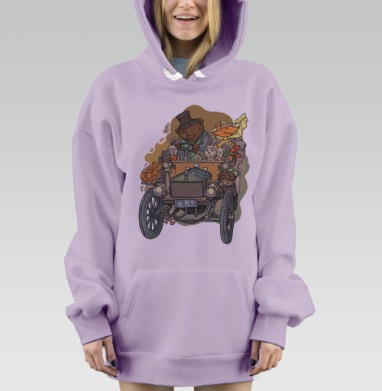 Хорошая компания, Hoodie Mjhigh Dig Mel, Fiolet, утепленная