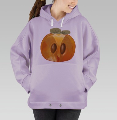 Хурма (Живая Азбука), Hoodie Oversize Fiolet