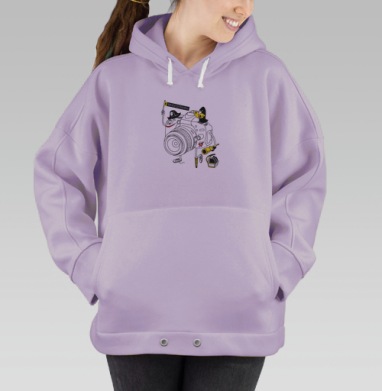 Я МНОГОГРАНЕН, Hoodie Oversize Fiolet