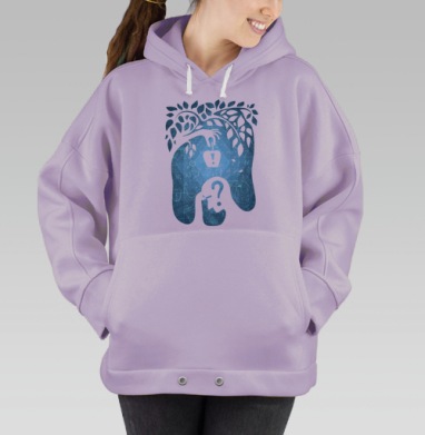 Яблоко Ньютона, Hoodie Oversize Fiolet