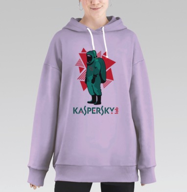 Защитный костюм Kaspersky для безопасности и комфорта, Hoodie Long Oversize Fiolet
