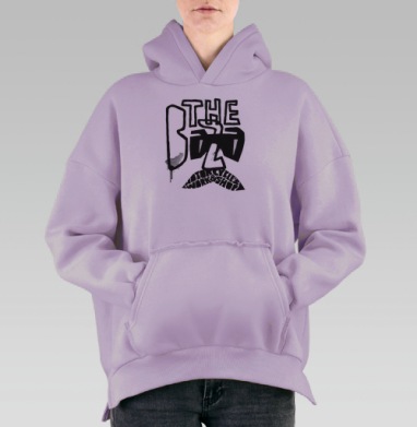 Зе База 1, Hoodie Oversize Fiolet, утепленная