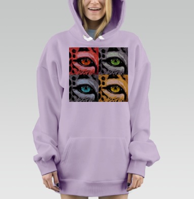 Зеркала души, Hoodie Mjhigh Dig Mel, Fiolet, утепленная
