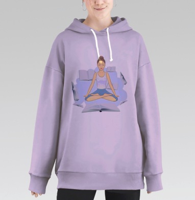 Знания, Hoodie Long Oversize Fiolet