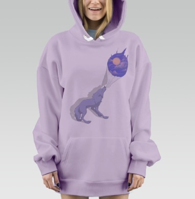 зов, Hoodie Mjhigh Dig Mel, Fiolet, утепленная