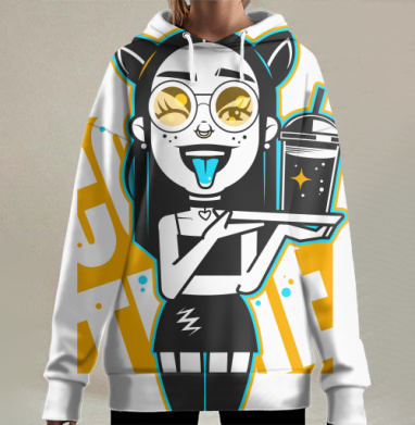 Арт рн, Hoodie Long Oversize 3D