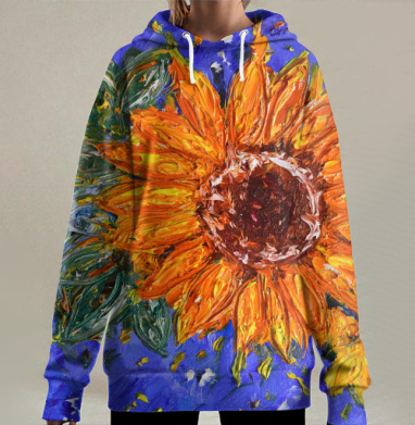 Арт, Hoodie Long Oversize 3D